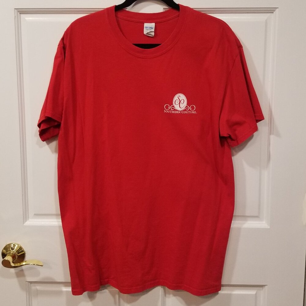 Ladies' Southern Couture Christmas Tee, Size L, VGUC - Picture 2 of 13